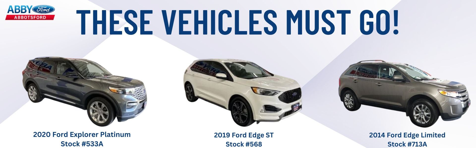 Used cars must go