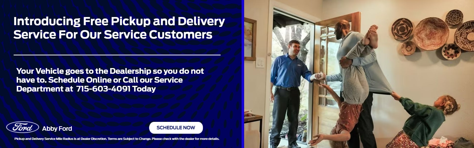 Introducing Free Pickup and Delivery Service 