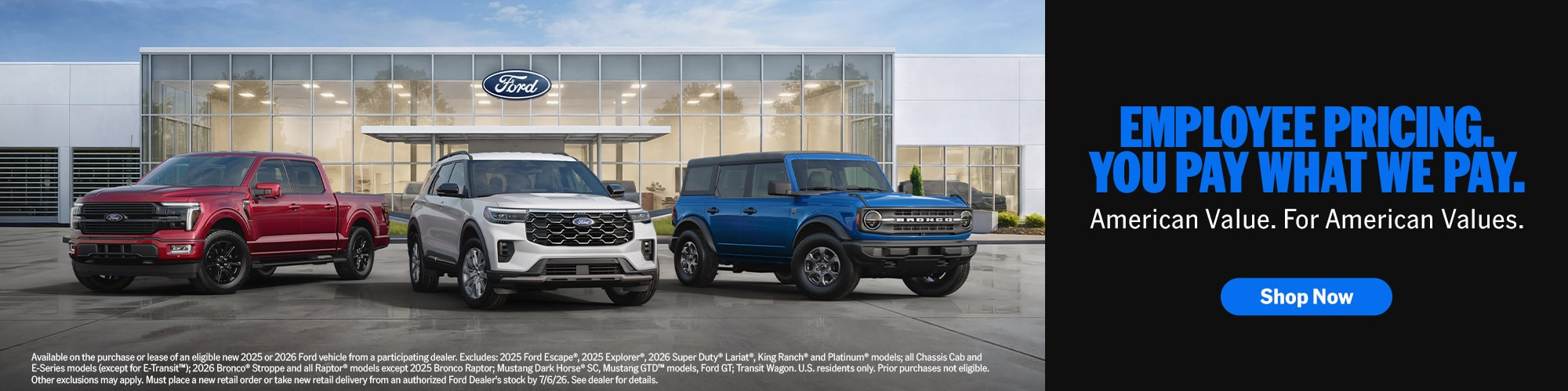 Employee Pricing. You Pay What We Pay at Abby Ford, Inc. in Abbotsford