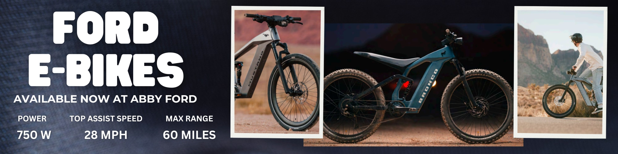 Ford E-Bikes at Abby Ford, Inc. in Abbotsford WI